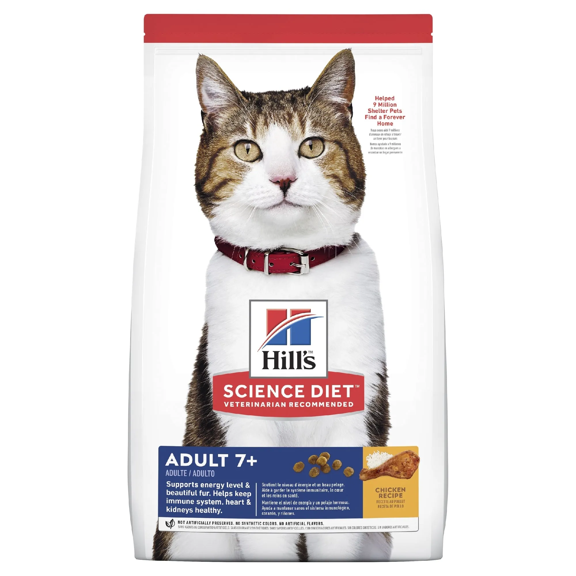 HILL'S SCIENCE DIET SENIOR ADULT 7  DRY CAT FOOD 6KG