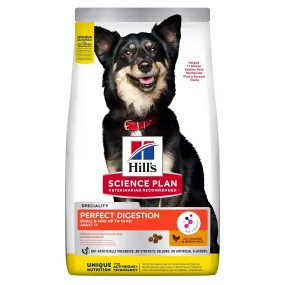 Hill's Science Plan Perfect Digestion Small and Mini Adult 1  Dog Food with Chicken and Brown Rice