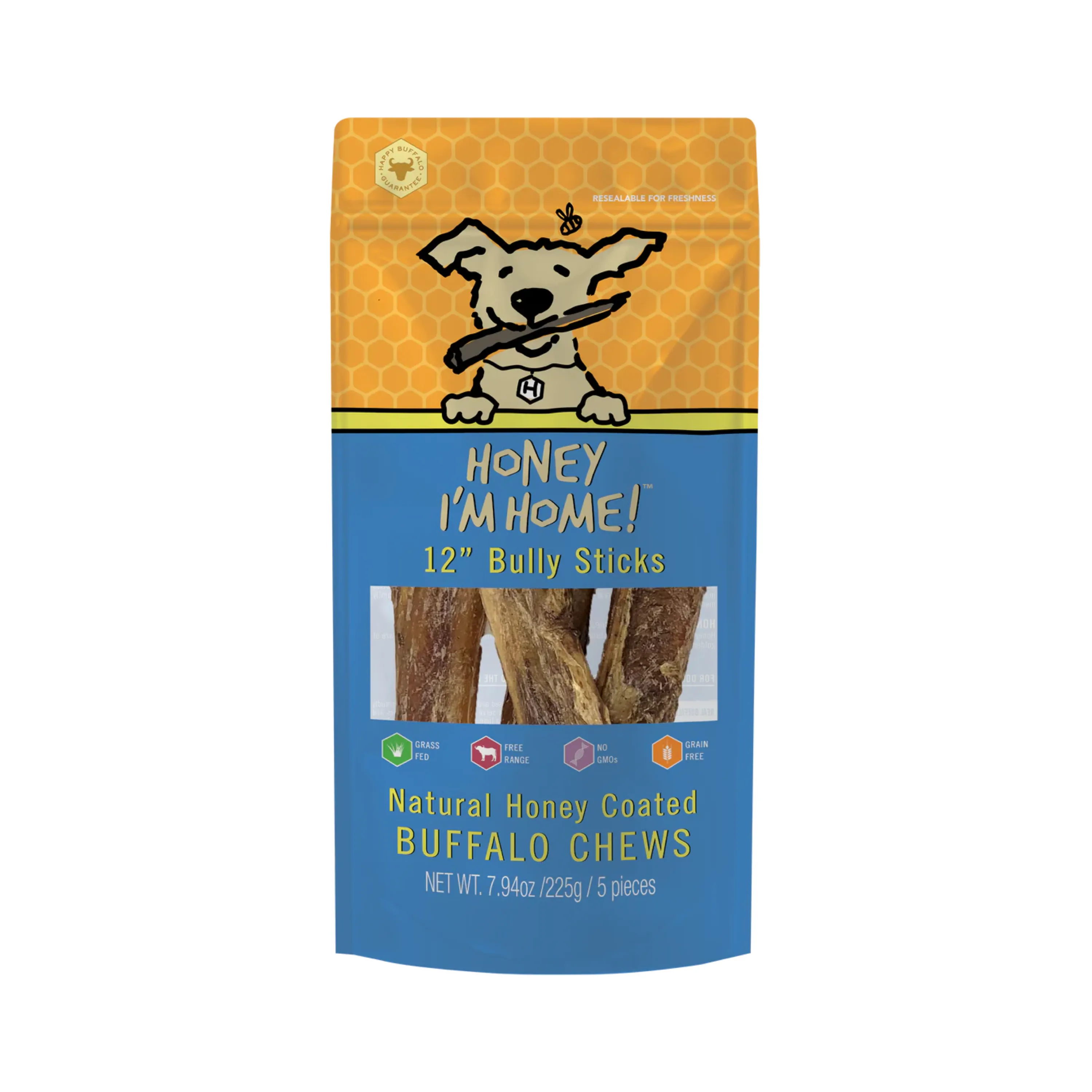 Honey I'm Home 12'' Bully Sticks (5pc)