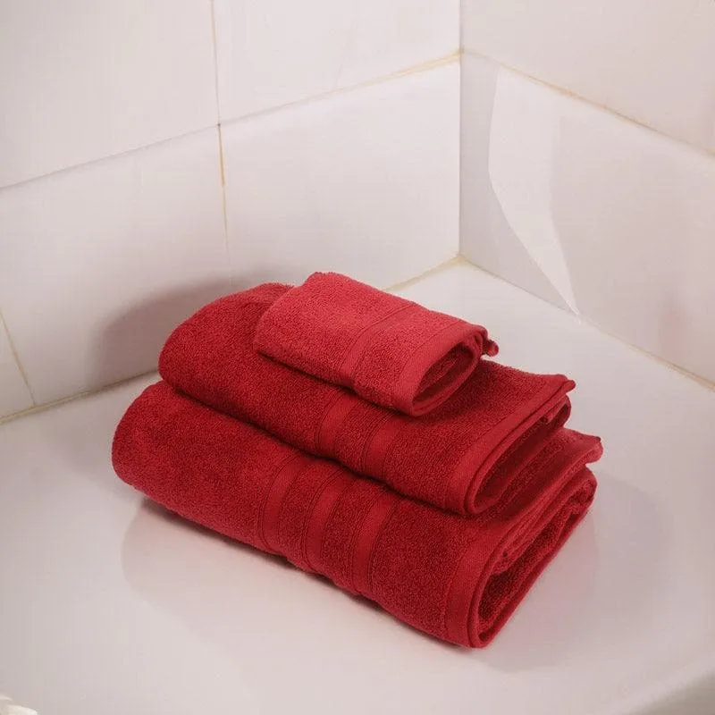 Hydro Glee Towel (Red) - Three Piece Set