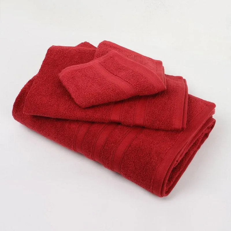 Hydro Glee Towel (Red) - Three Piece Set