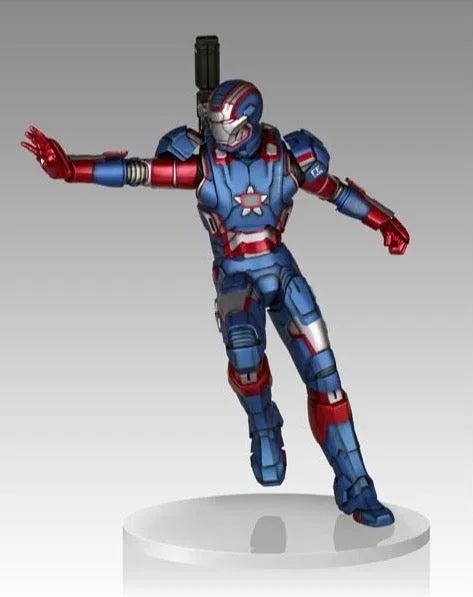 Iron Man 3: Iron Patriot 1:4 Scale 18" Statue by Gentle Giant
