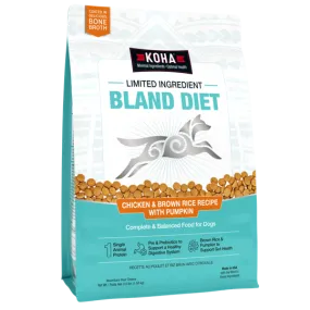 KOHA Limited Ingredient Bland Diet Chicken & Brown Rice Dog Food