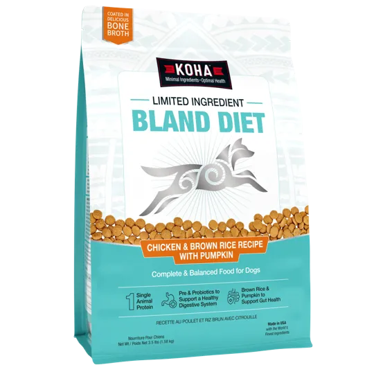 KOHA Limited Ingredient Bland Diet Chicken & Brown Rice Dog Food