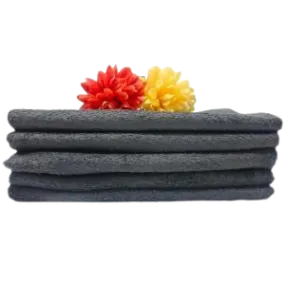 Lodge Linen Graphite Bath Towel 480gm, 70x140cm