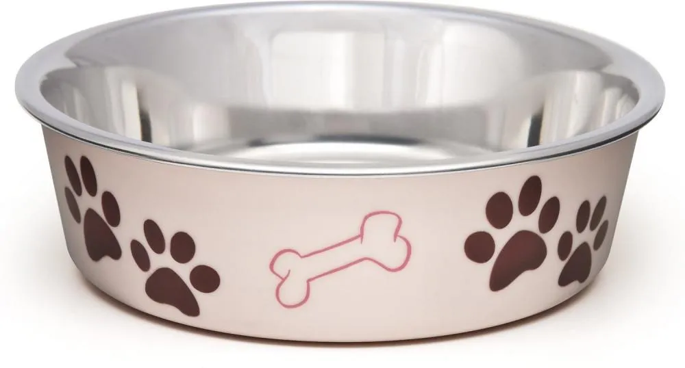 Loving Pets Bella Bowls  - Stainless Steel Dog Bowl  Paparazzi Pink