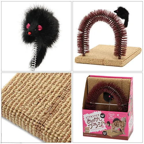 Marukan Massage Brush Cat Scratcher