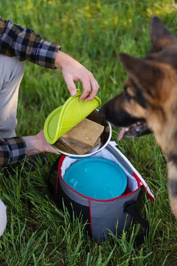 Messy Mutts - Stainless Steel Bowls With Lids - 6 piece set