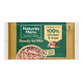 Natures Menu Ready To Mix Frozen Free Flow Chicken & Tripe