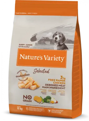 Natures Variety Dog - Selected Dry Puppy Junior Chicken 10kg