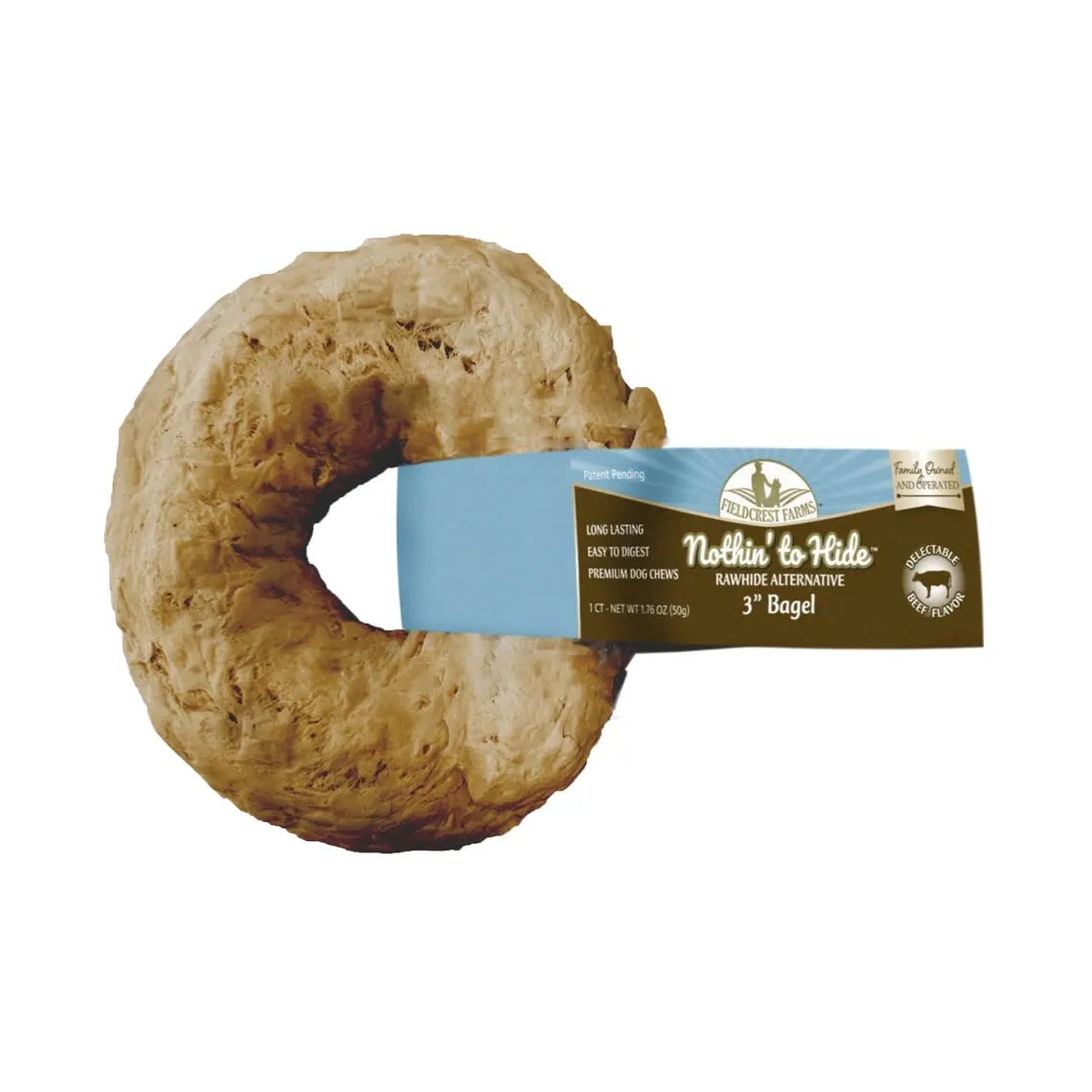 Nothin' To Hide Beef Bagel 3"