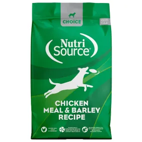 Nutrisource Choice Chicken Meal & Barley Recipe Dry Dog Food 30lb
