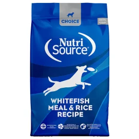 Nutrisource Choice Whitefish Meal & Rice Recipe Dry Dog Food 30lb
