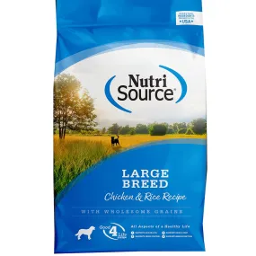 NutriSource Large Breed Chicken & Rice Dry Dog Food 26lb