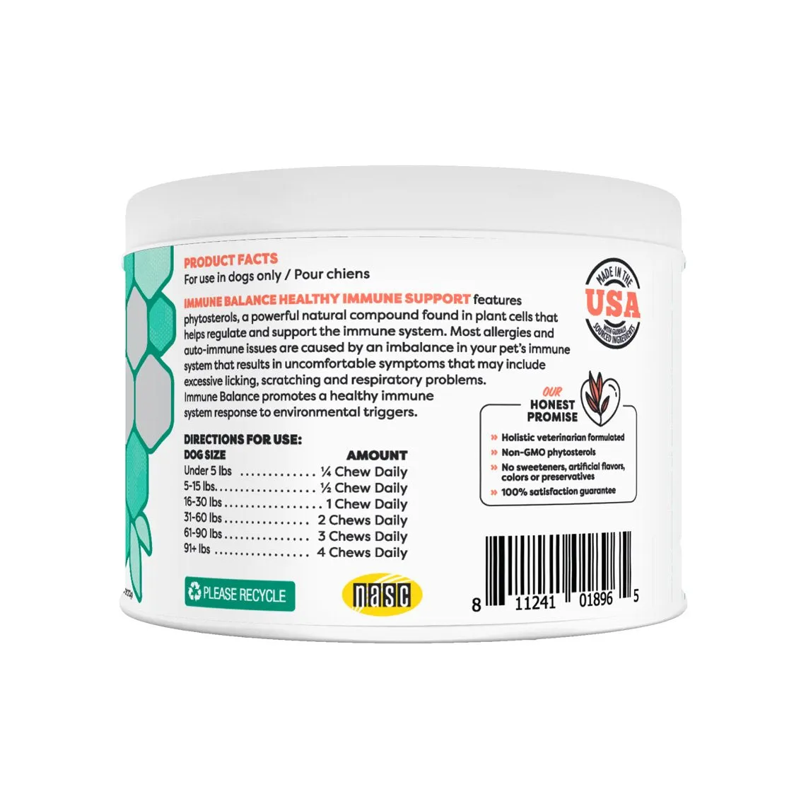 Only Natural Pet Immune Balance Allergy Support Plant Sterols for Dogs