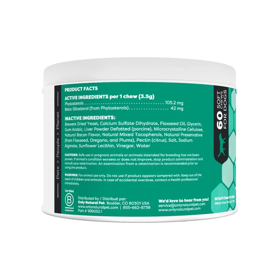Only Natural Pet Immune Balance Allergy Support Plant Sterols for Dogs