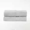 Organic Solid  650 GSM 2 Pieces Bath Sheet Set