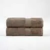 Organic Solid  650 GSM 2 Pieces Bath Sheet Set