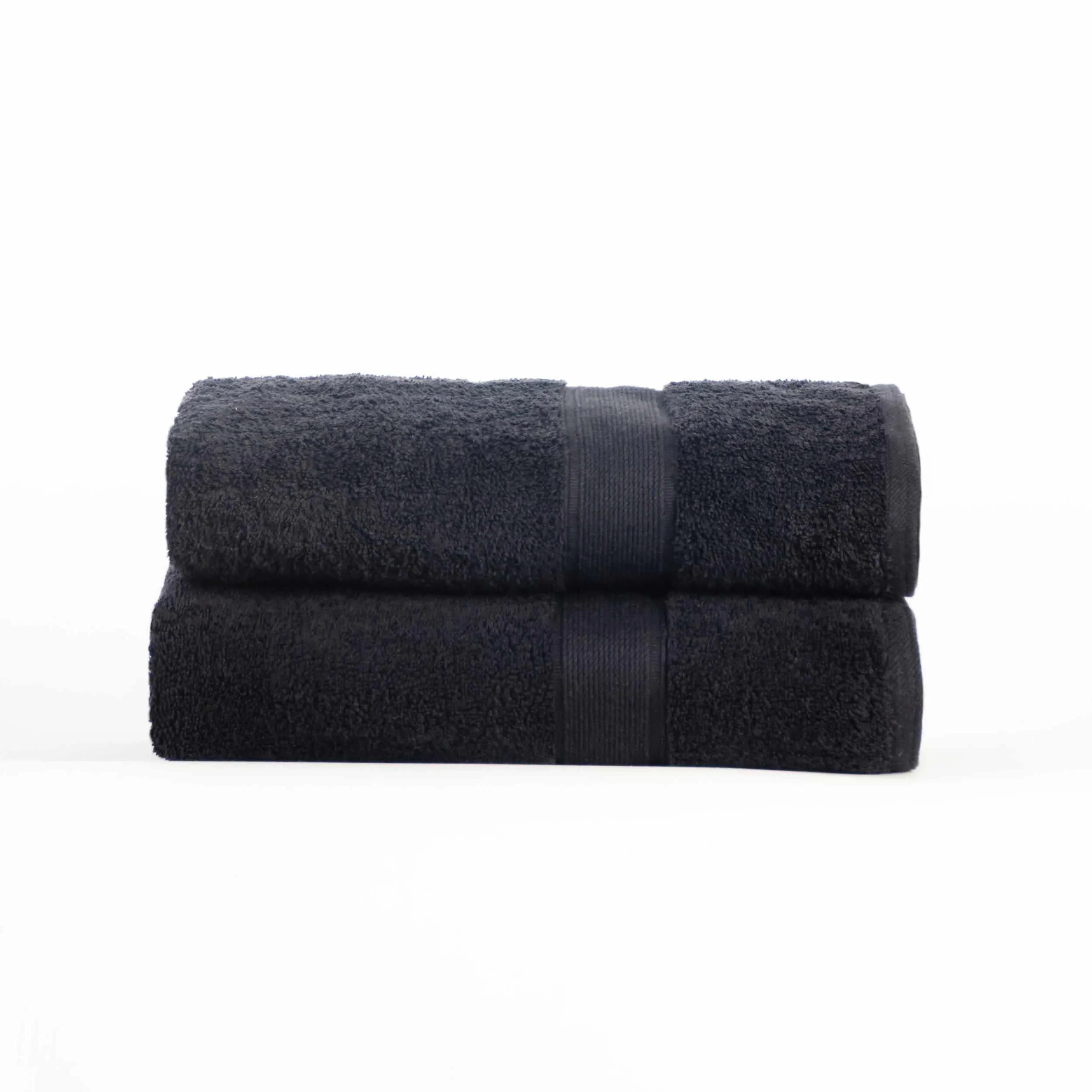 Organic Solid  650 GSM 2 Pieces Bath Sheet Set