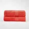 Organic Solid  650 GSM 2 Pieces Bath Sheet Set