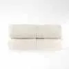 Organic Solid  650 GSM 2 Pieces Bath Sheet Set