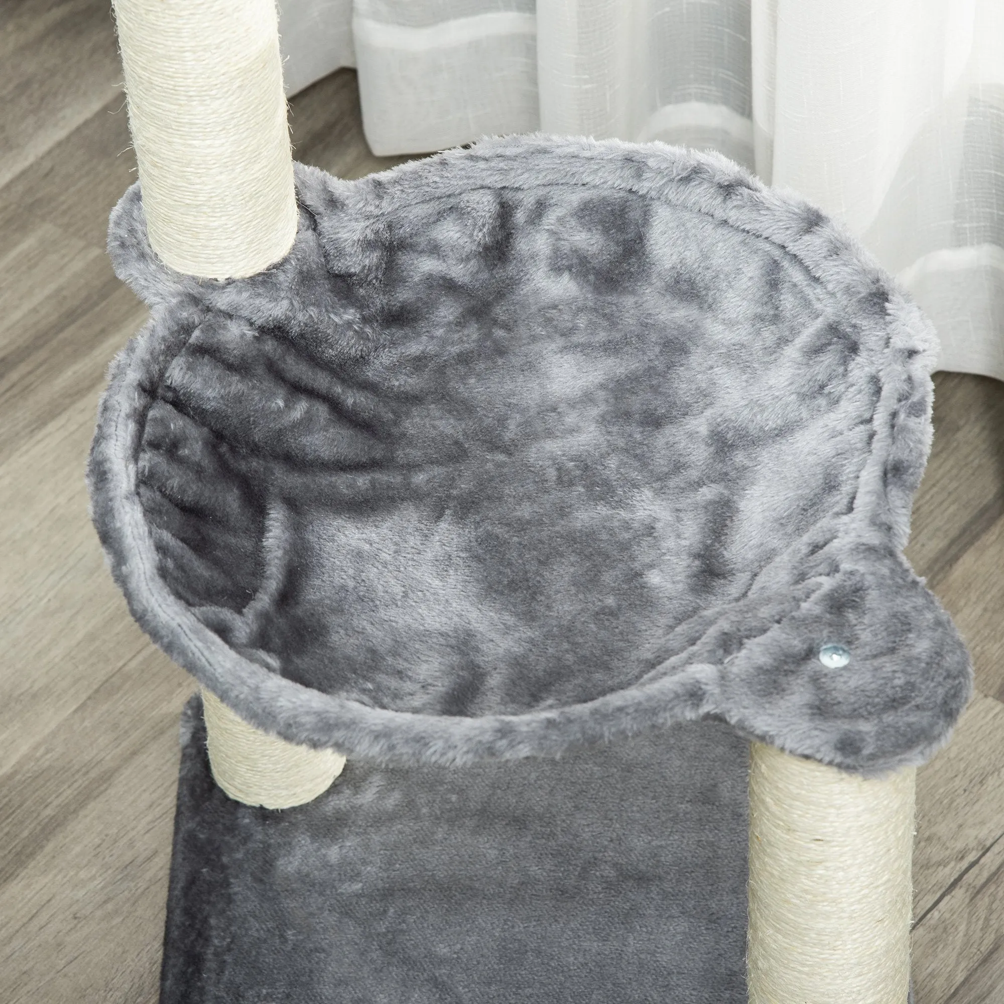 PawHut Cat Tree Tower w/ Sisal Scratching Post