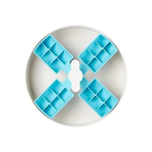 Pet Dream House Windmill Spin Slow Feeder Level Easy - Blue
