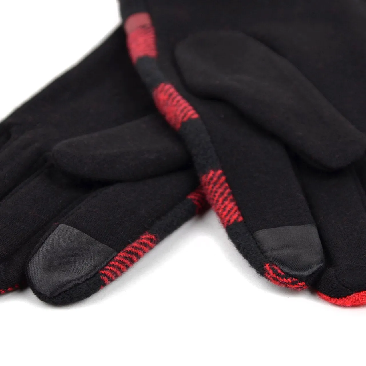 Pop of Plaid Touch Screen Gloves