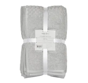 Portland 550GSM 5 Piece Towel Set Silver