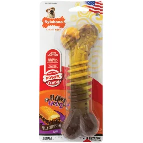 POWER CHEW - Cheesesteak Flavored Bone Dog Chew Toy Souper/X-Large - 10" Long