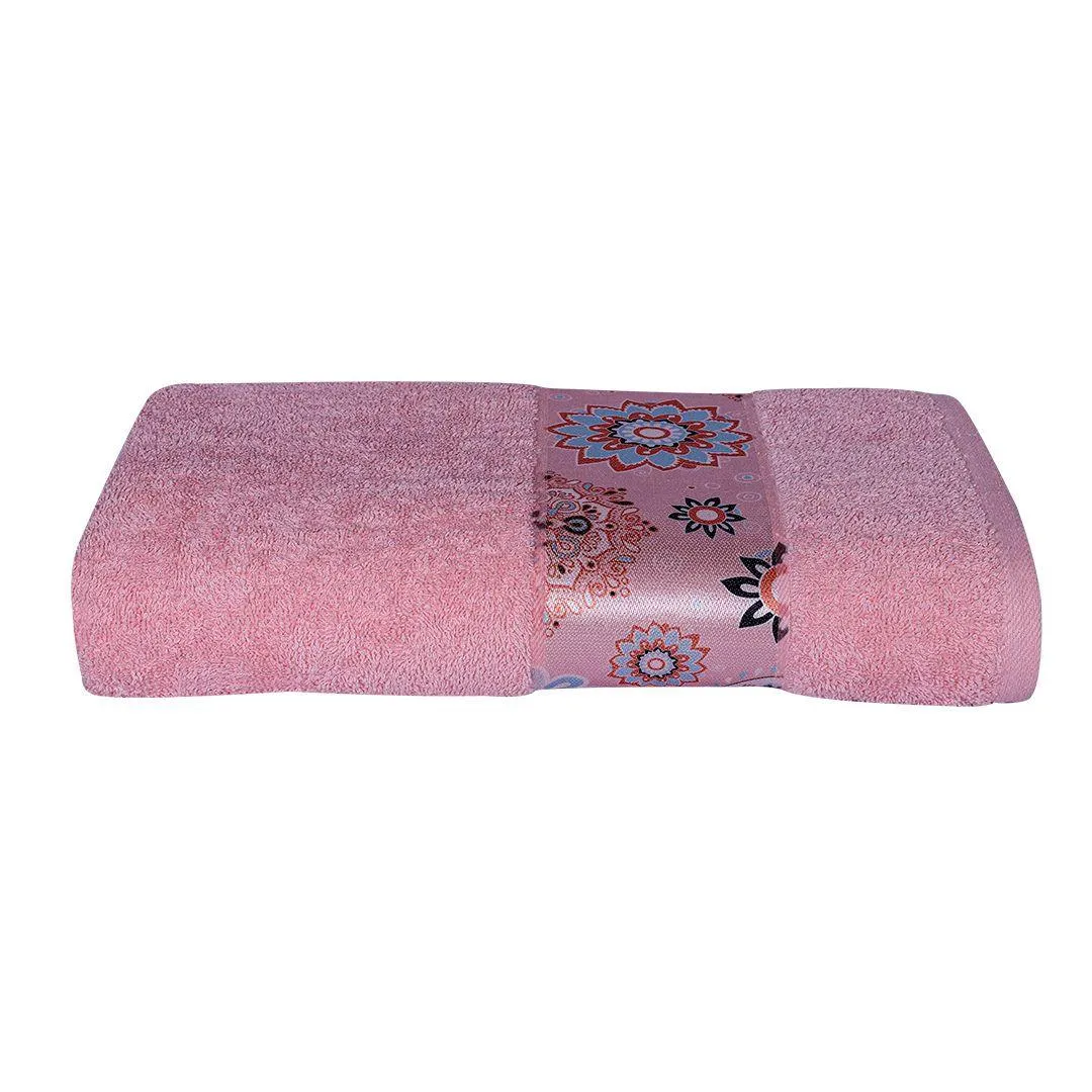 Rangoli Century 450 GSM Cotton Bath Towel (Size: 71x147 CM)