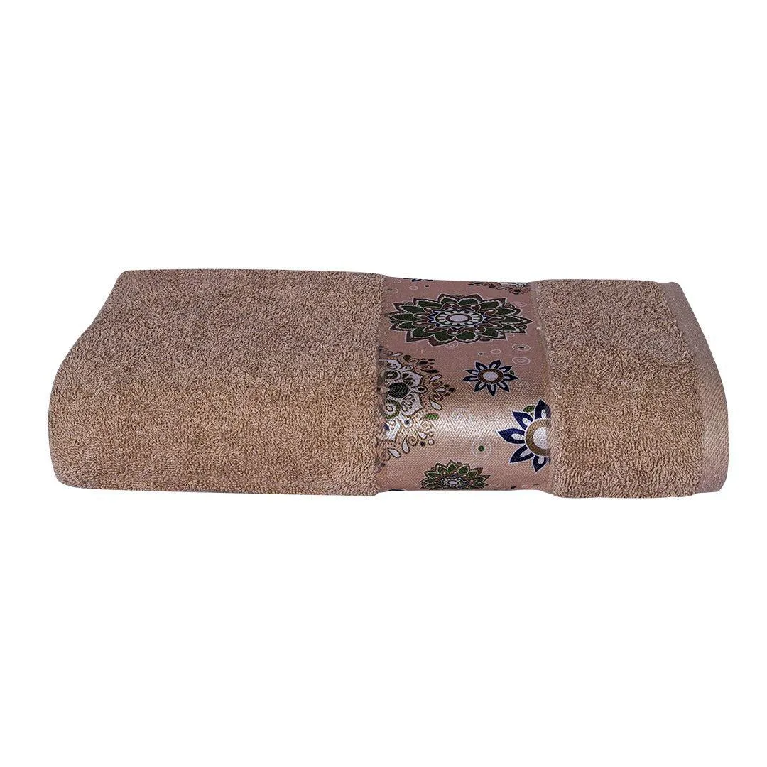 Rangoli Century 450 GSM Cotton Bath Towel (Size: 71x147 CM)