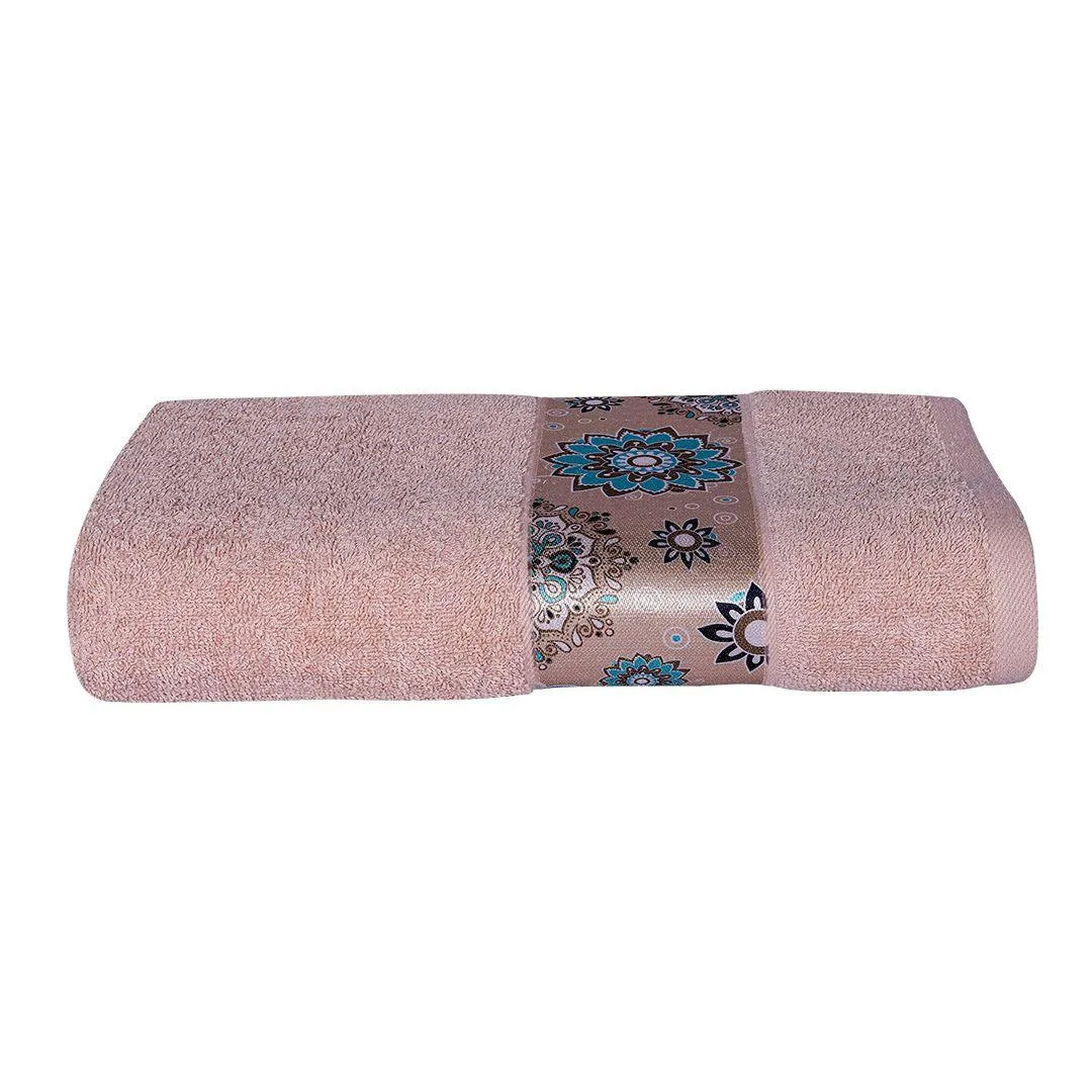 Rangoli Century 450 GSM Cotton Bath Towel (Size: 71x147 CM)
