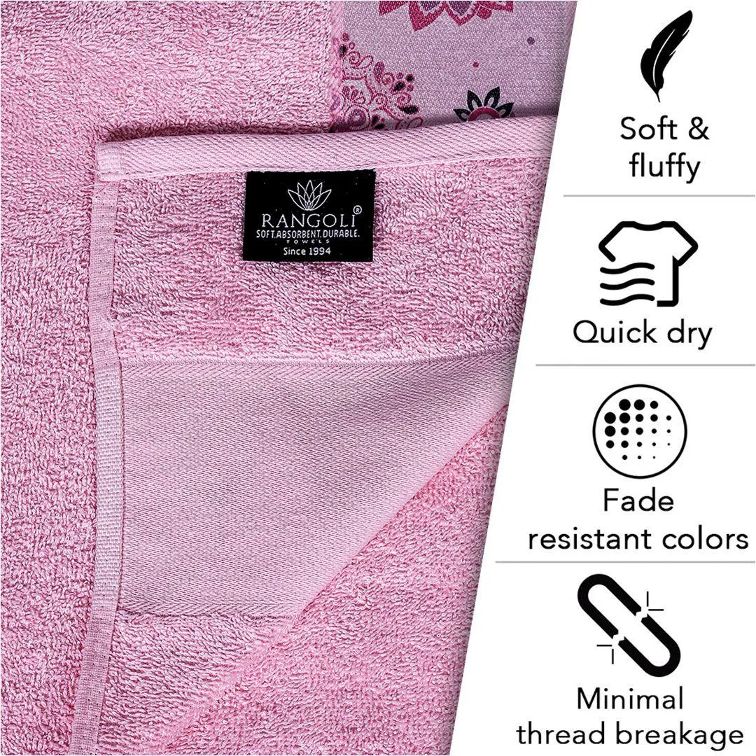 Rangoli Century 450 GSM Cotton Bath Towel (Size: 71x147 CM)