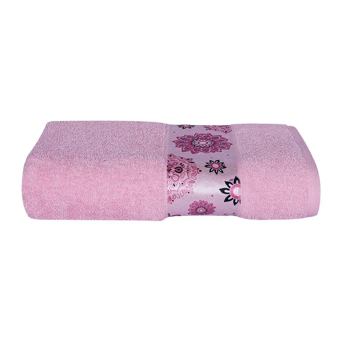 Rangoli Century 450 GSM Cotton Bath Towel (Size: 71x147 CM)