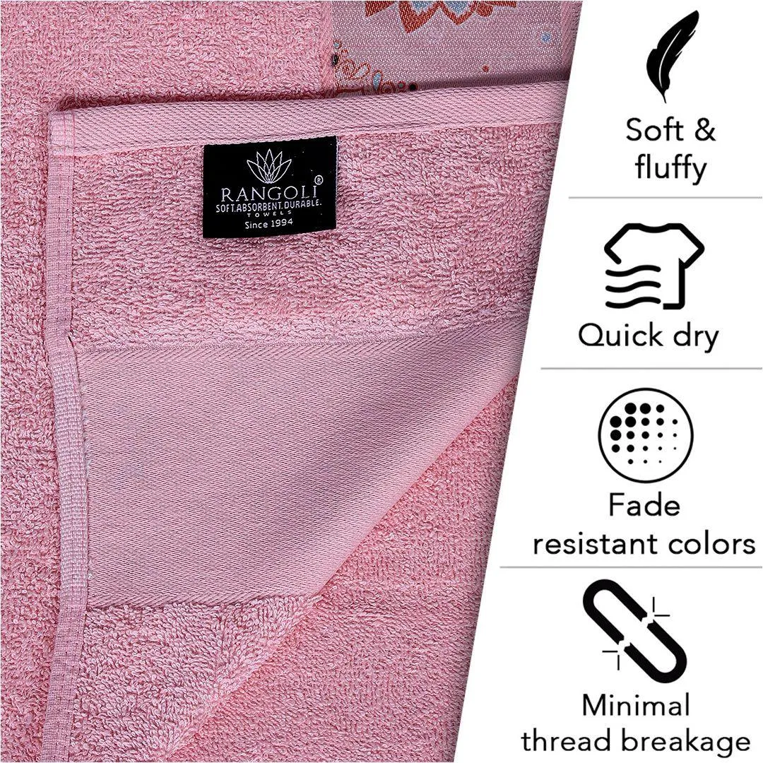 Rangoli Century 450 GSM Cotton Bath Towel (Size: 71x147 CM)