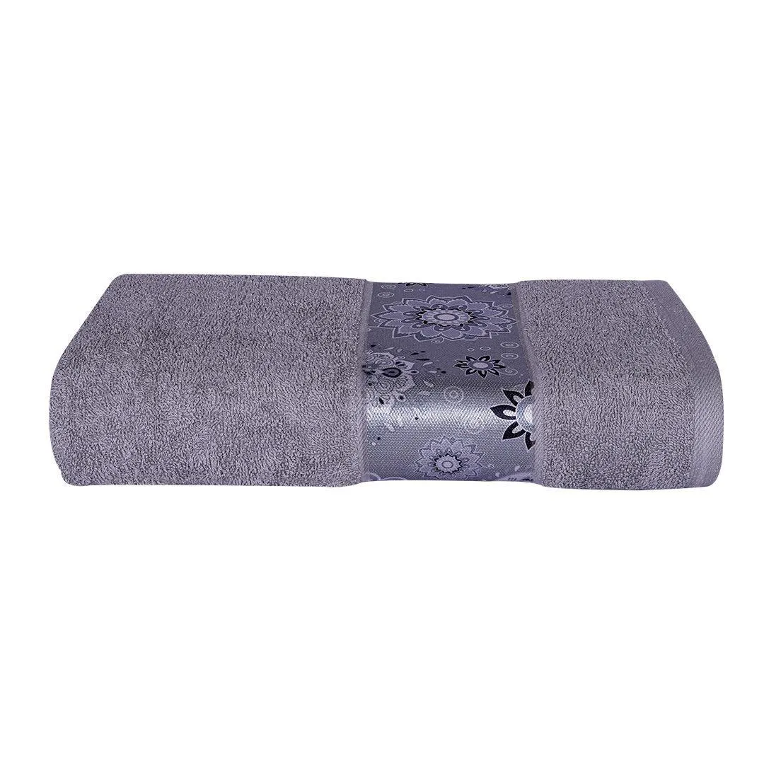 Rangoli Century 450 GSM Cotton Bath Towel (Size: 71x147 CM)
