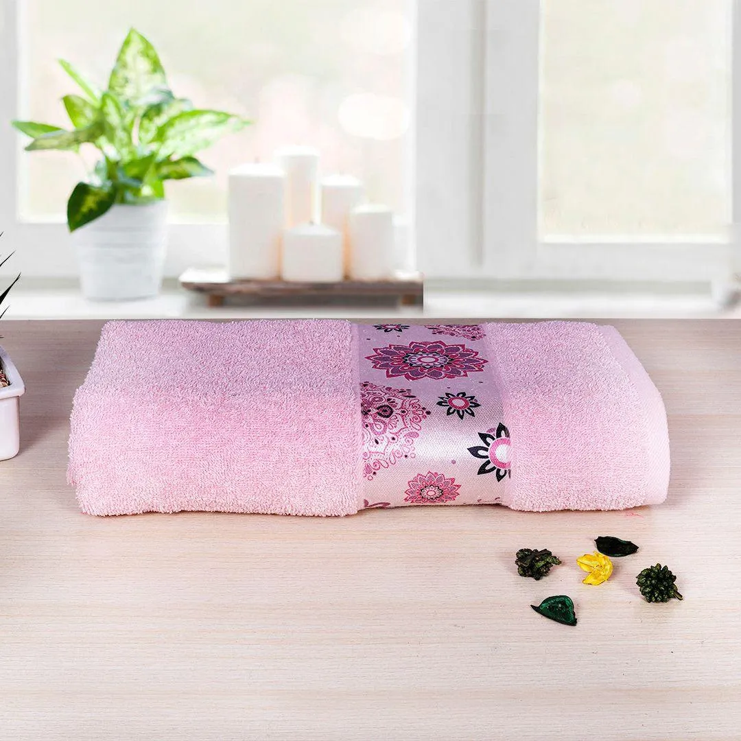 Rangoli Century 450 GSM Cotton Bath Towel (Size: 71x147 CM)