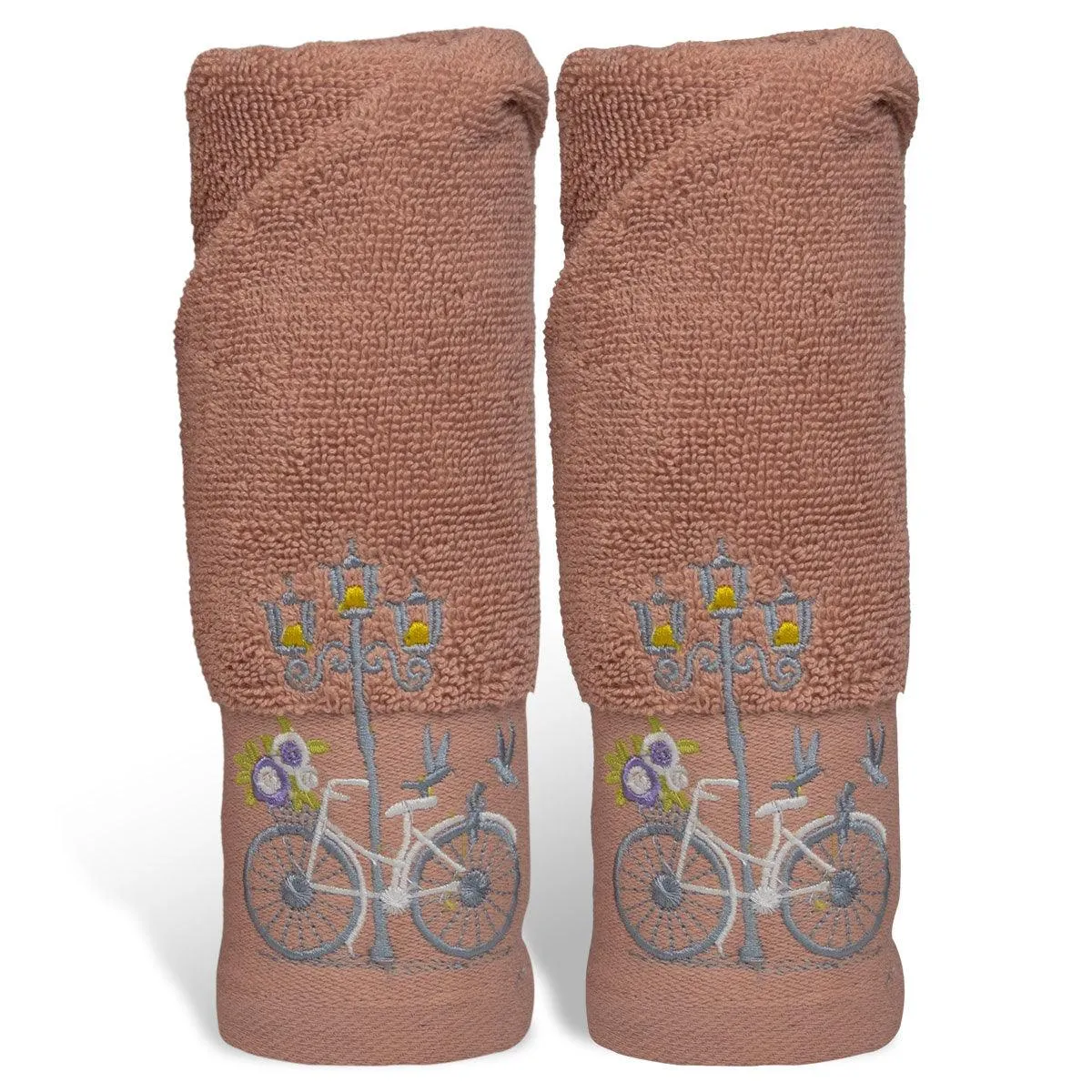 Rangoli Martin Hand Towel Set Of 2, 540 GSM | Ultra Soft & Highly Absorbent Towels