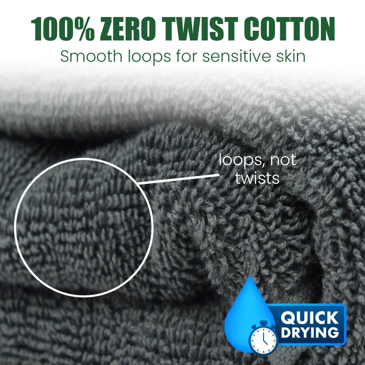 Rangoli Martin Hand Towel Set Of 2, 540 GSM | Ultra Soft & Highly Absorbent Towels