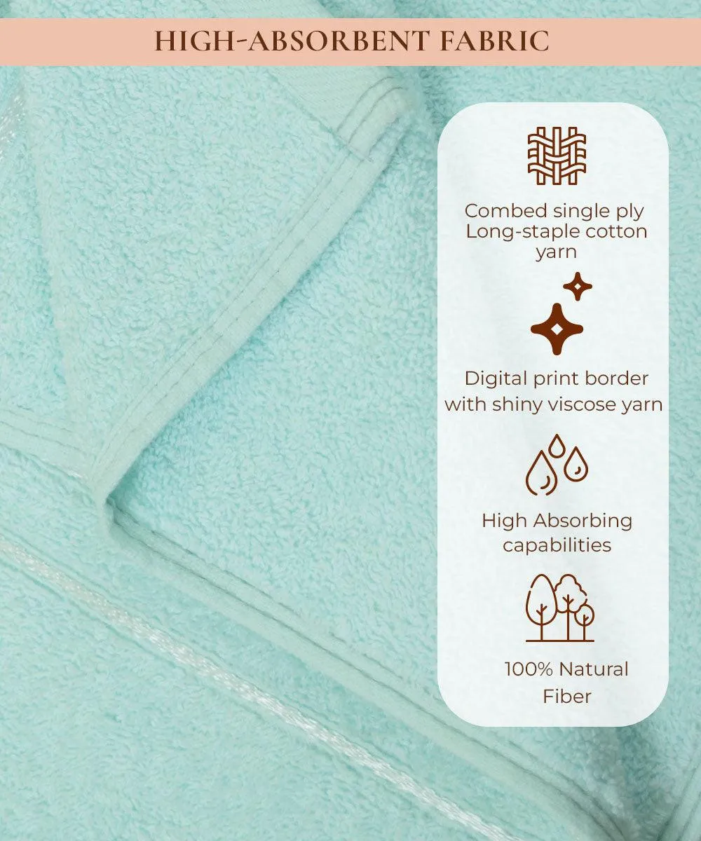 Rangoli Victoria 100% Cotton Bath Towel Set of 3 | Ultra Soft, Super Absorbent Luxurious Towels