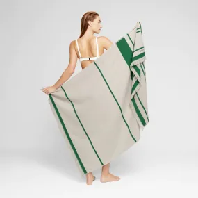 Reef Water Flax Beach Towel by Sheridan