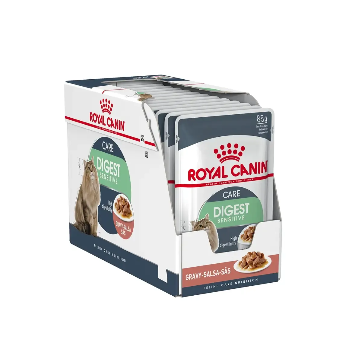 Royal Canin - Care Digestive Sensitive Care Adult Cat Wet Food in Gravy 85g
