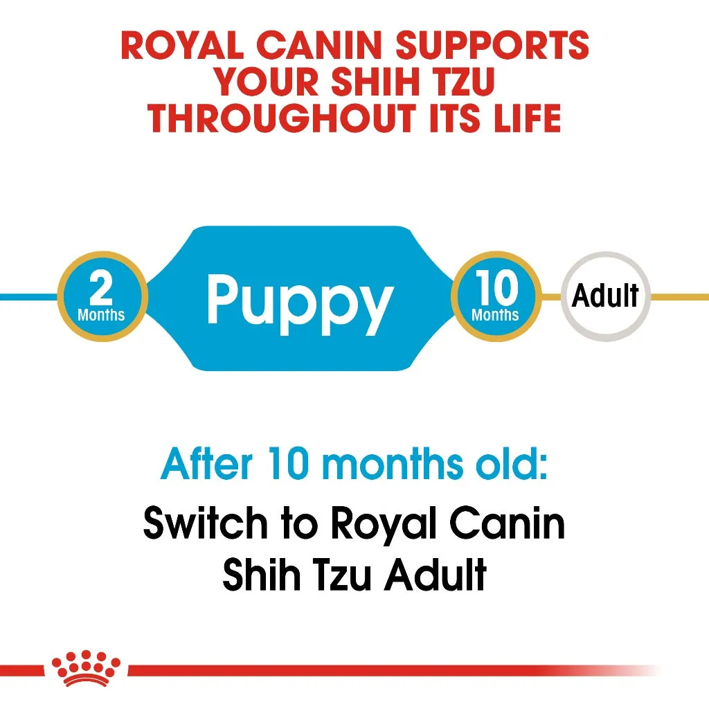 Royal Canin Shih Tzu Puppy 500g Dry Dog Food - Breed Health Nutrition