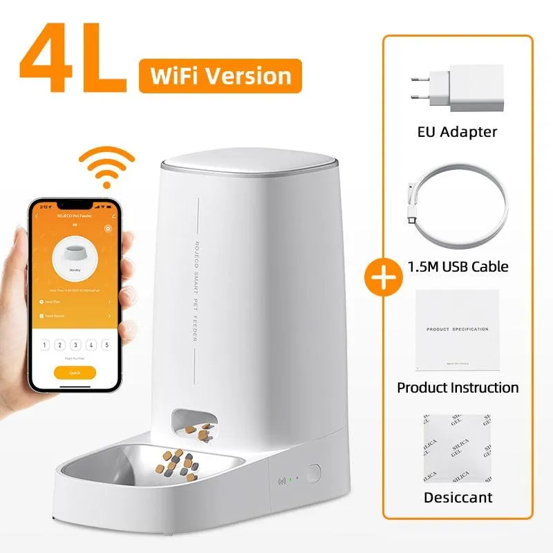 Smart Food Kibble Dispenser With Remote Control