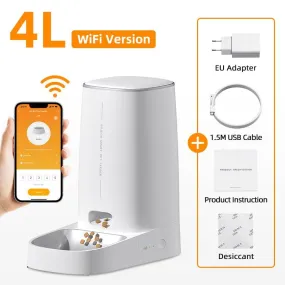 Smart Food Kibble Dispenser With Remote Control