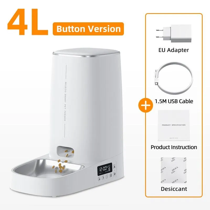 Smart Food Kibble Dispenser With Remote Control