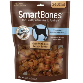 SmartBones Peanut Butter Flavoured Bone Chews for Dogs