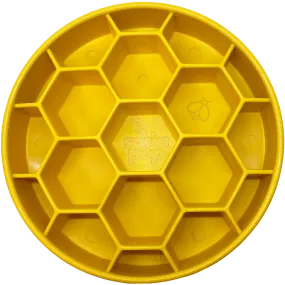 SodaPup Honeycomb Design eBowl Enrichment Slow Feeder Bowl for Dogs