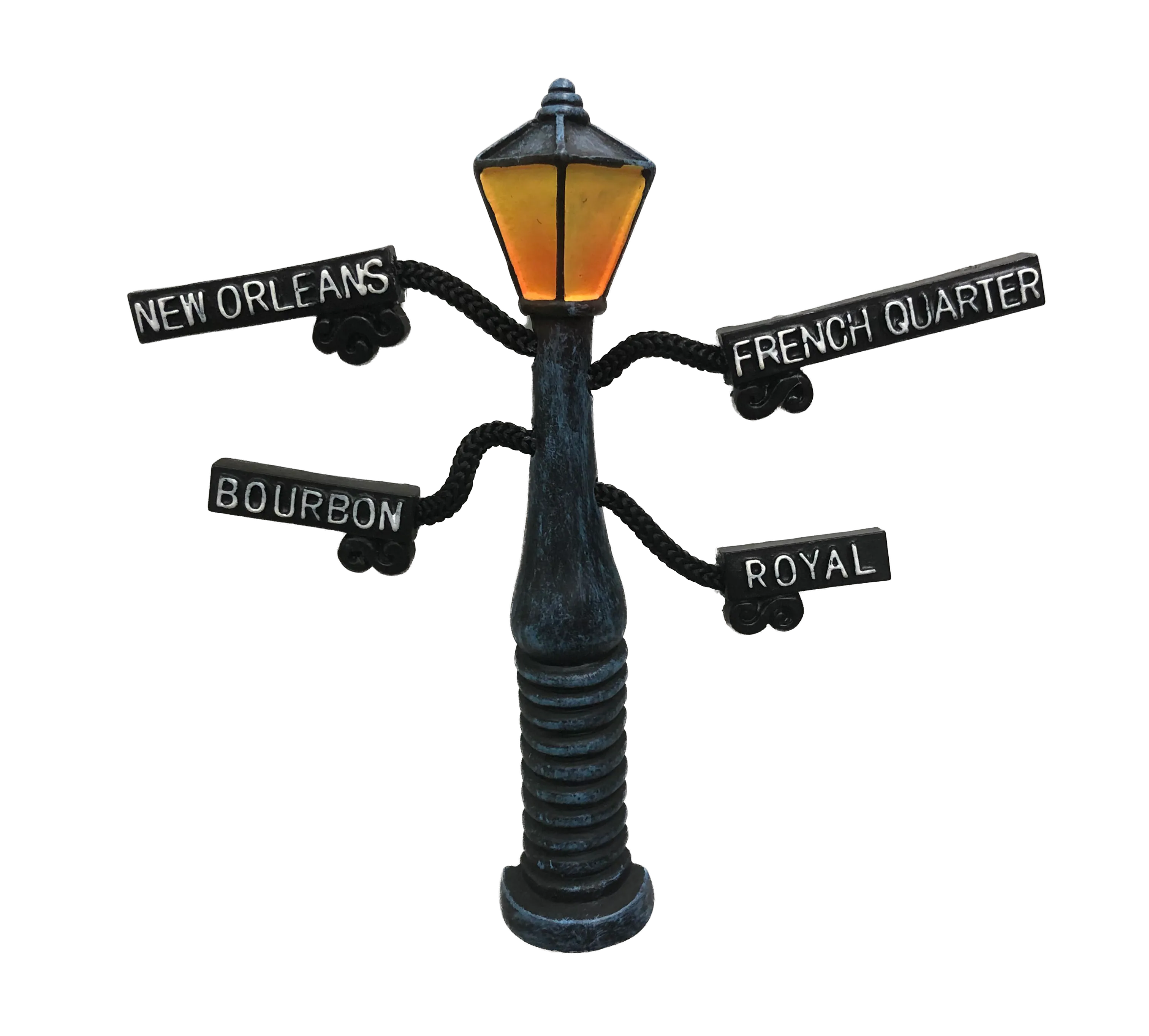 Street Sign Lampost Rope Magnet
